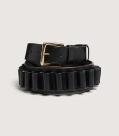 20 Gauge Bridle Leather Cartridge Belt In Dark Brown-Purdey Online