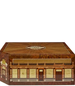 Audley House Marquetry Humidor In Natural-Purdey Discount
