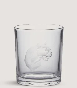 Big Five Crystal Tumbler - Leopard-Purdey Discount