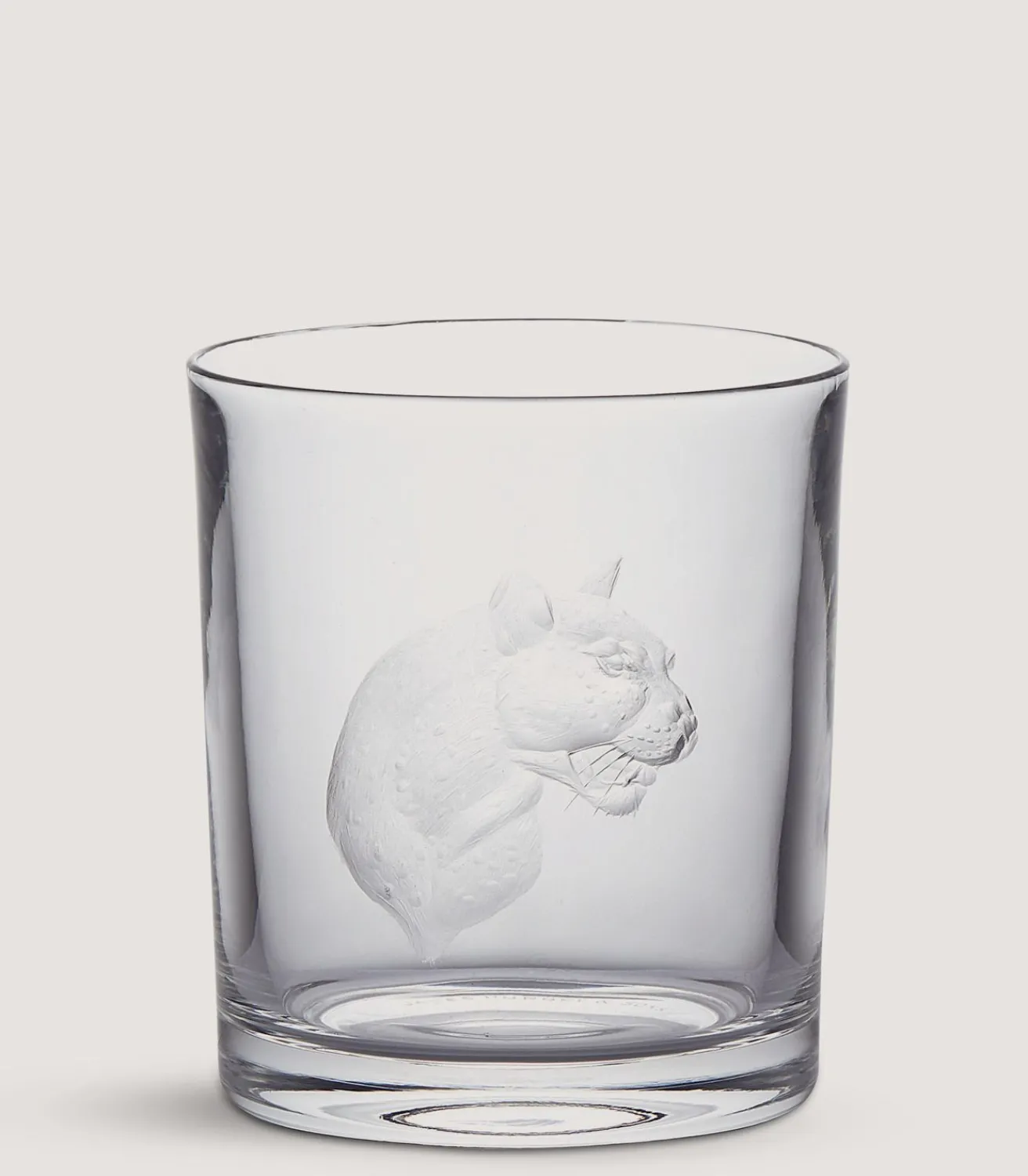 Big Five Crystal Tumbler - Leopard-Purdey Discount