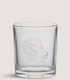 Big Five Crystal Tumbler - Lion-Purdey Discount