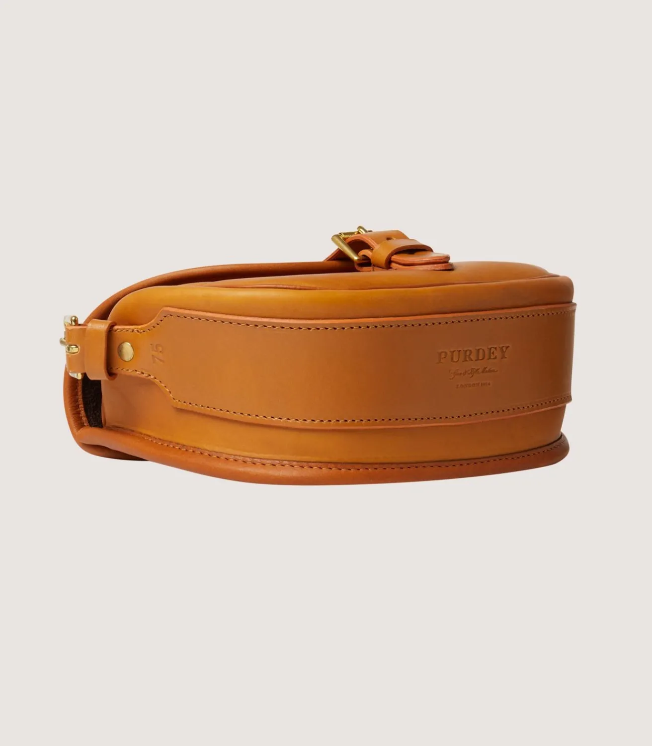 Bridle Leather Cartridge Bag In Tan-Purdey Discount