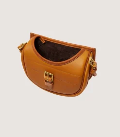 Bridle Leather Cartridge Bag In Tan-Purdey Discount