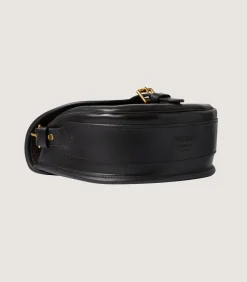 Bridle Leather Cartridge Bag In Dark Brown.-Purdey Clearance