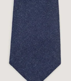 Cashmere Tie In Navy-Purdey Clearance
