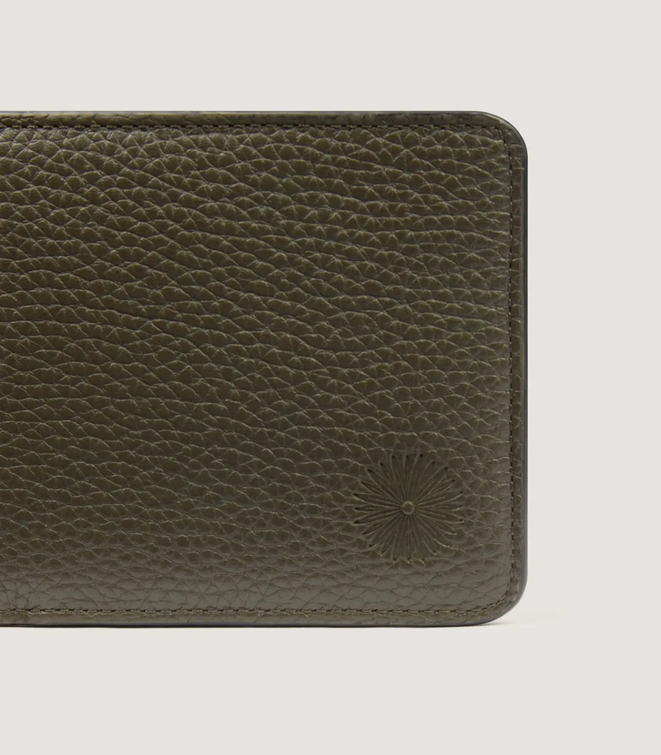 Featherburst Billfold Wallet In Olive-Purdey