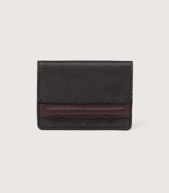 Featherburst Wallet Position Finder In Dark Brown-Purdey
