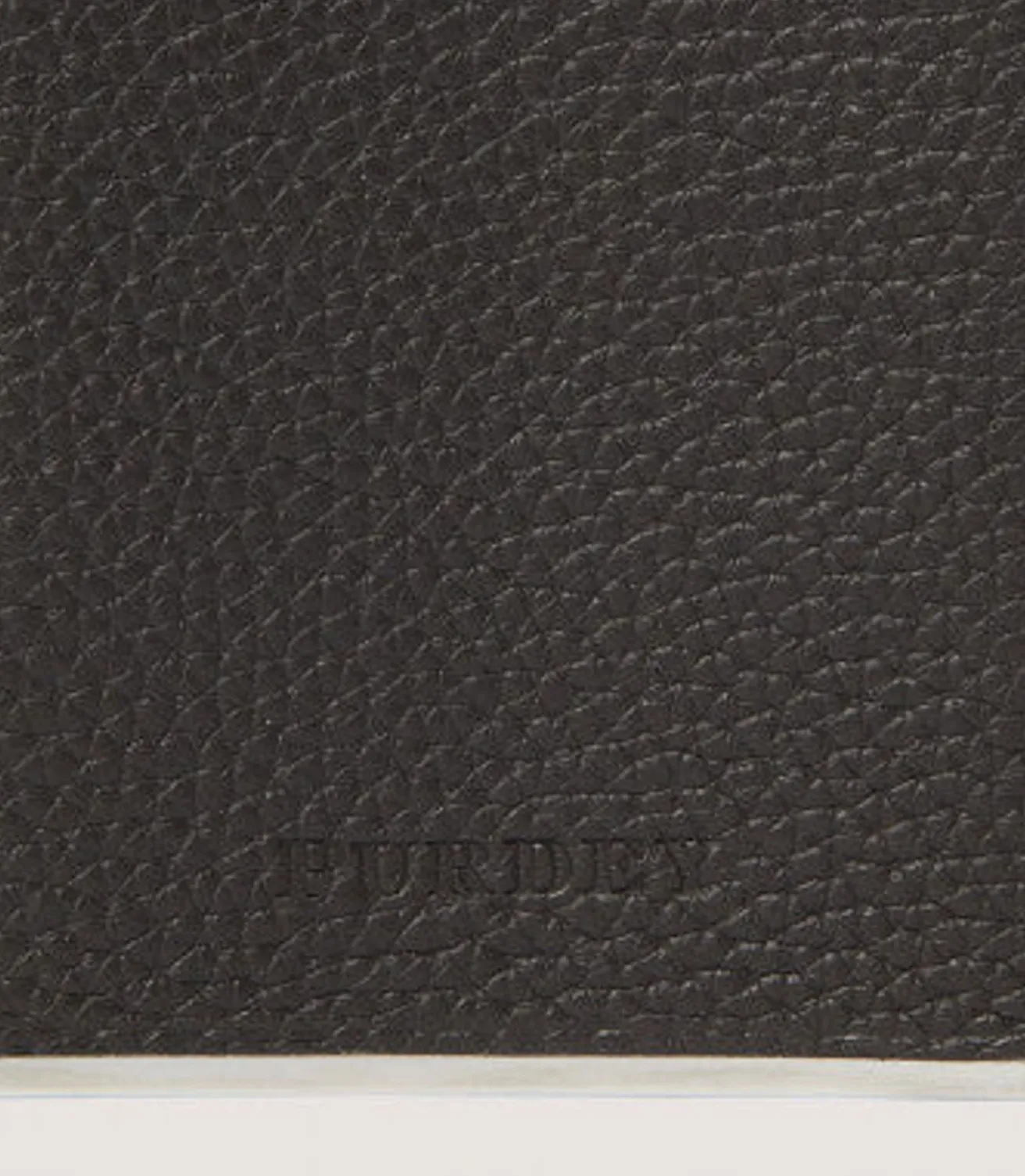Grainy Leather Hip Flask In Dark Brown-Purdey Hot