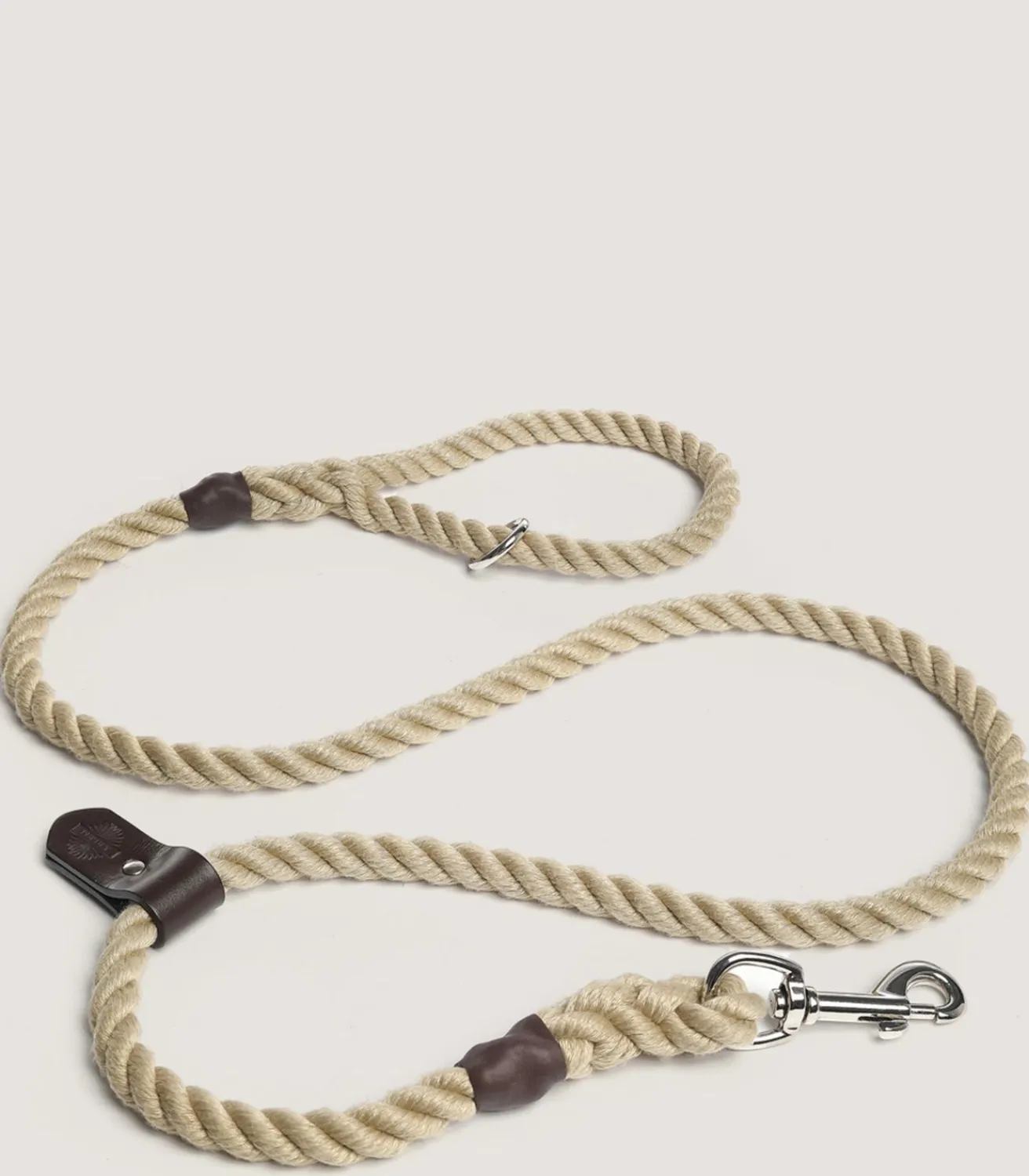 Heavyweight Rope Lead In Natural-Purdey Best