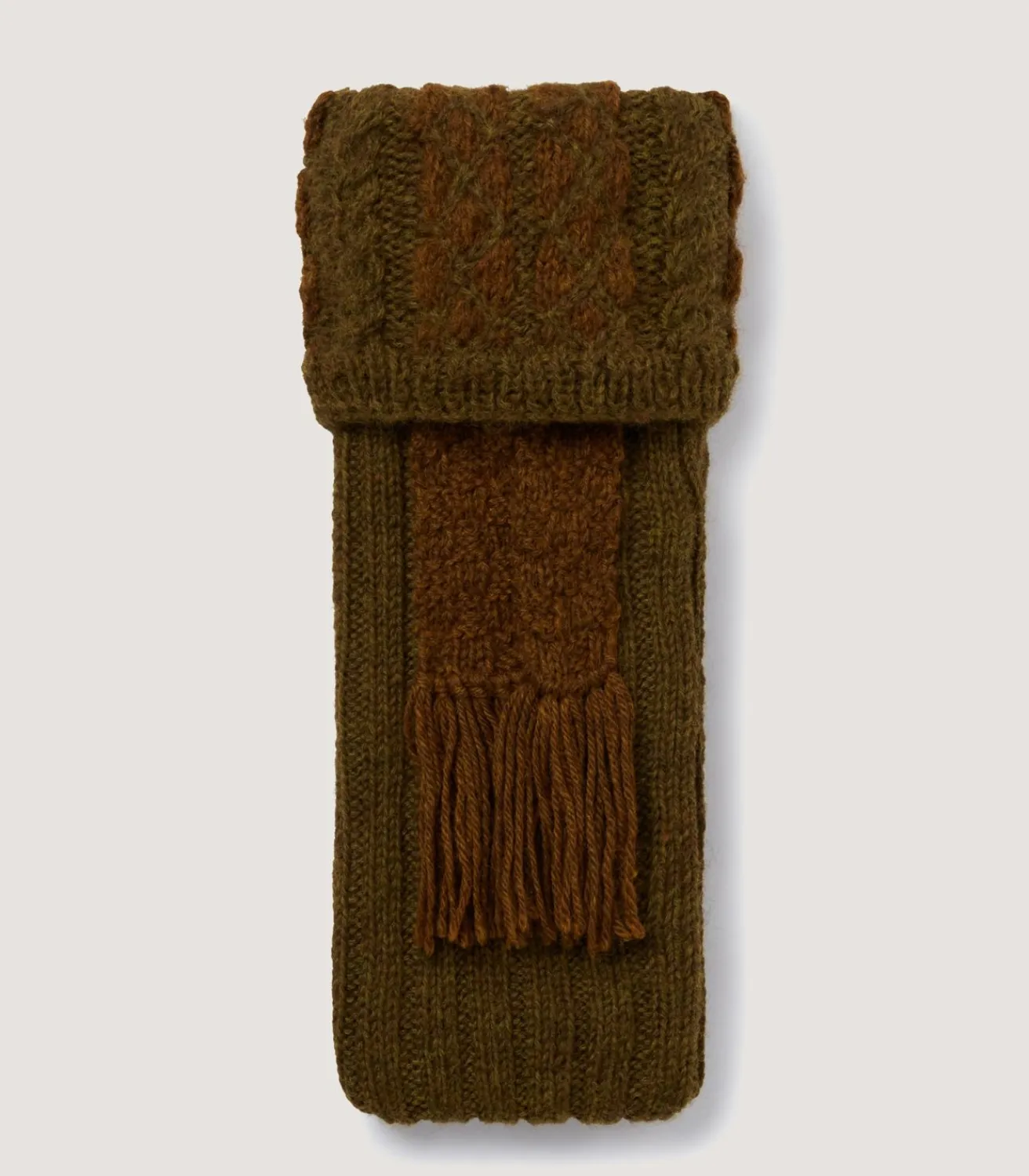 Kynance Lattice Alpaca Field Sock In Bronze-Purdey Outlet