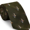 Landing Duck Tie In Khaki-Purdey Sale