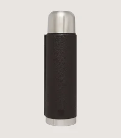 Leather Covered Steel Thermos-Purdey Discount