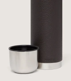 Leather Covered Steel Thermos-Purdey Discount