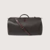 Leather Duffle Holdall Loader In Dark Brown-Purdey Online