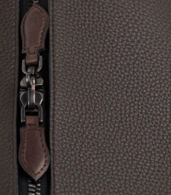 Leather Duffle Holdall Loader In Dark Brown-Purdey Online