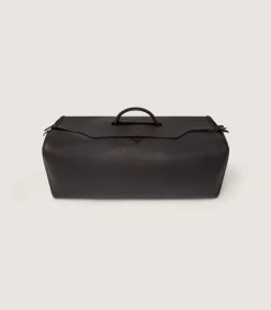 Leather Holdall Suiter Decoy In Dark Brown-Purdey Outlet