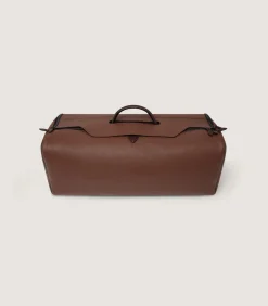 Leather Holdall Suiter Decoy In Cognac-Purdey Sale