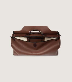 Leather Holdall Suiter Decoy In Cognac-Purdey Sale