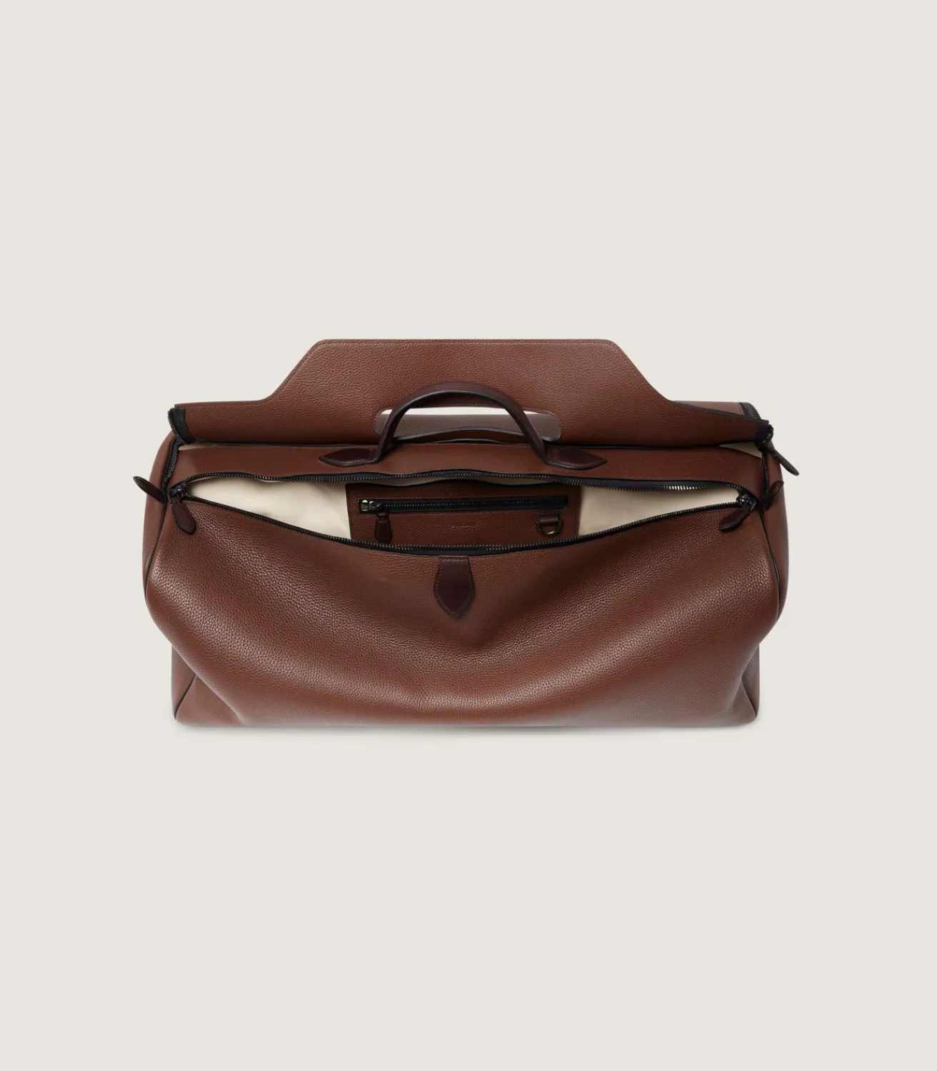 Leather Holdall Suiter Decoy In Cognac-Purdey Sale