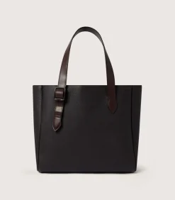 Leather Tote Keeper In Dark Brown-Purdey Best
