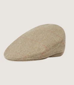 Litton Short Peak Cashmere Tweed Cap In Dughaill-Purdey Online