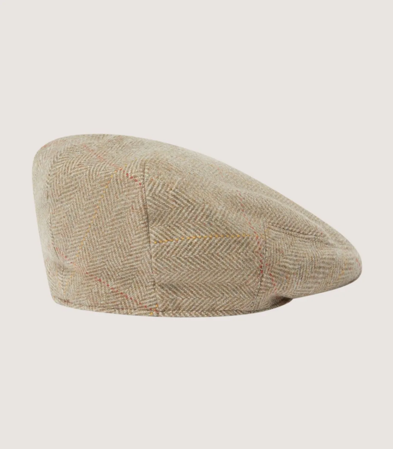 Litton Short Peak Cashmere Tweed Cap In Dughaill-Purdey Online
