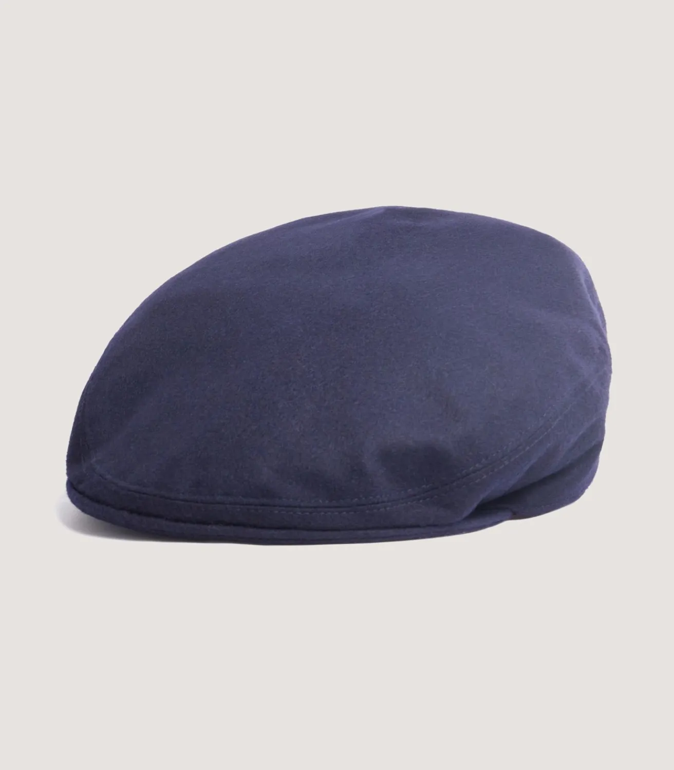 Litton Short Peak Loden Cap In Navy-Purdey Hot