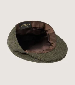 Litton Short Peak Tweed Cap In Strathbeg-Purdey Sale