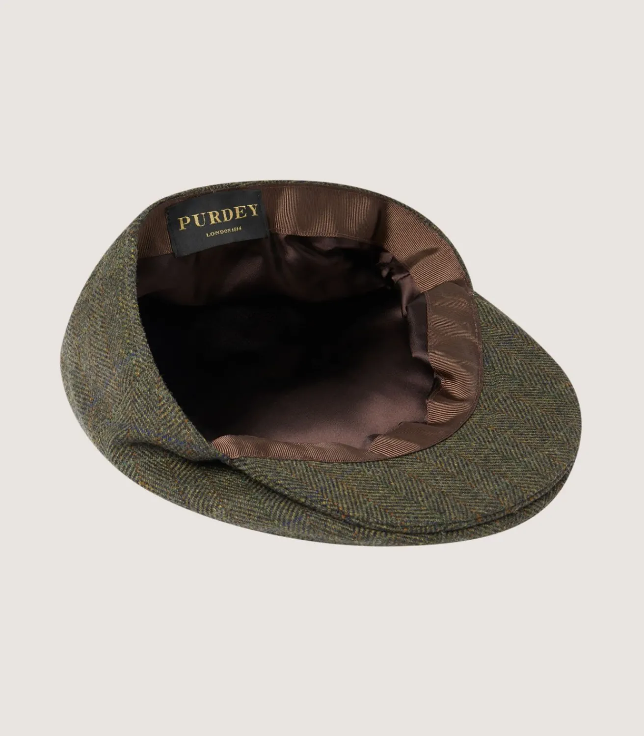 Litton Short Peak Tweed Cap In Strathbeg-Purdey Sale