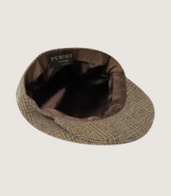 Litton Short Peak Tweed Cap In Morlich-Purdey Online