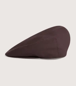 Litton Short Peak Ventile Cap In Brown-Purdey