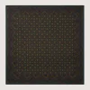 Madder Pocket Square In Green-Purdey