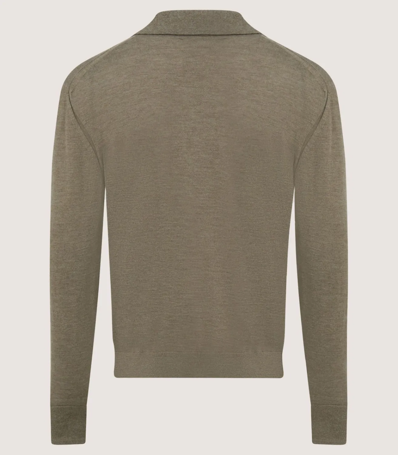 Men'S Cashmere Duke Polo In Taupe-Purdey Hot