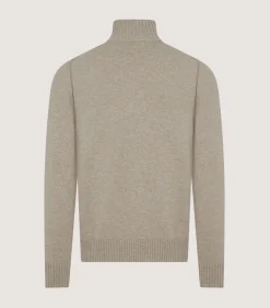 Men'S Cashmere Quarter Zip Sweater-Purdey Best