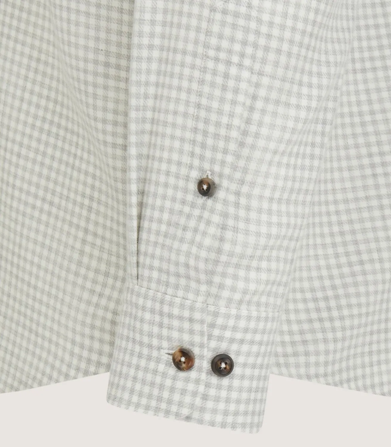 Men'S Cotton Cashmere Button Down Shirt-Purdey Sale