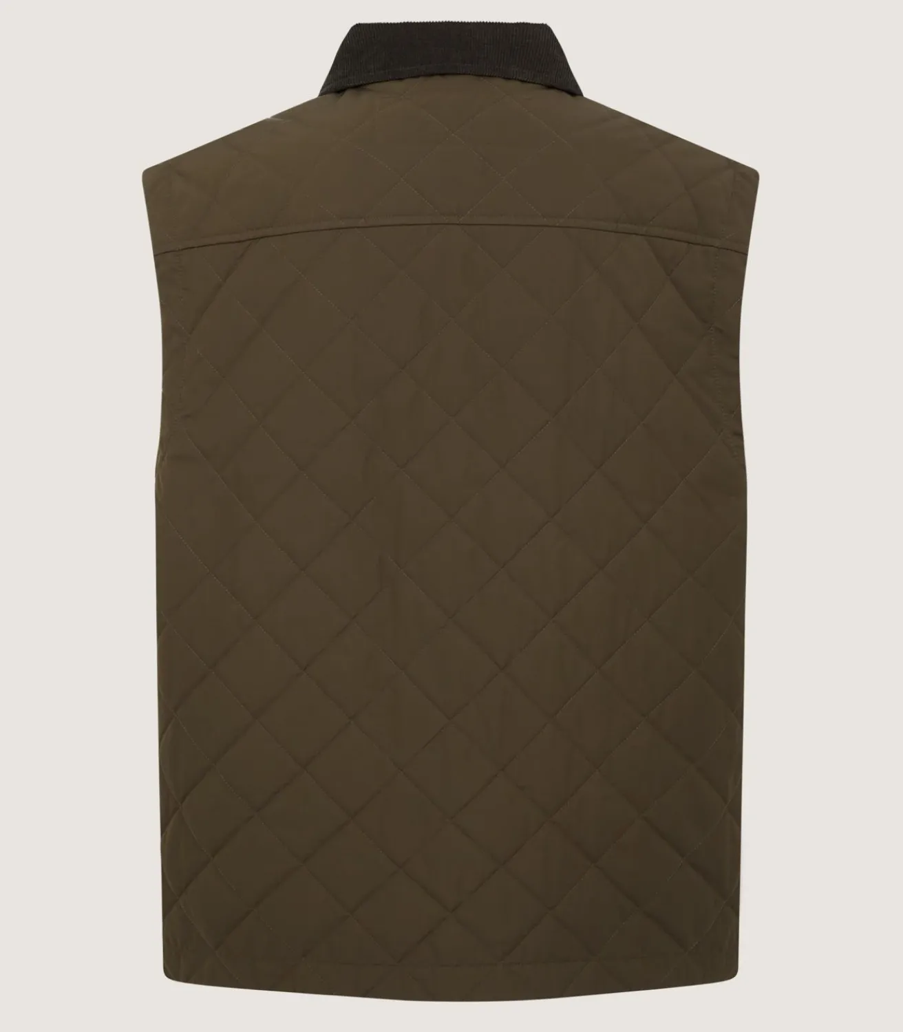 Men'S Dark Olive Padded Gilet-Purdey Sale