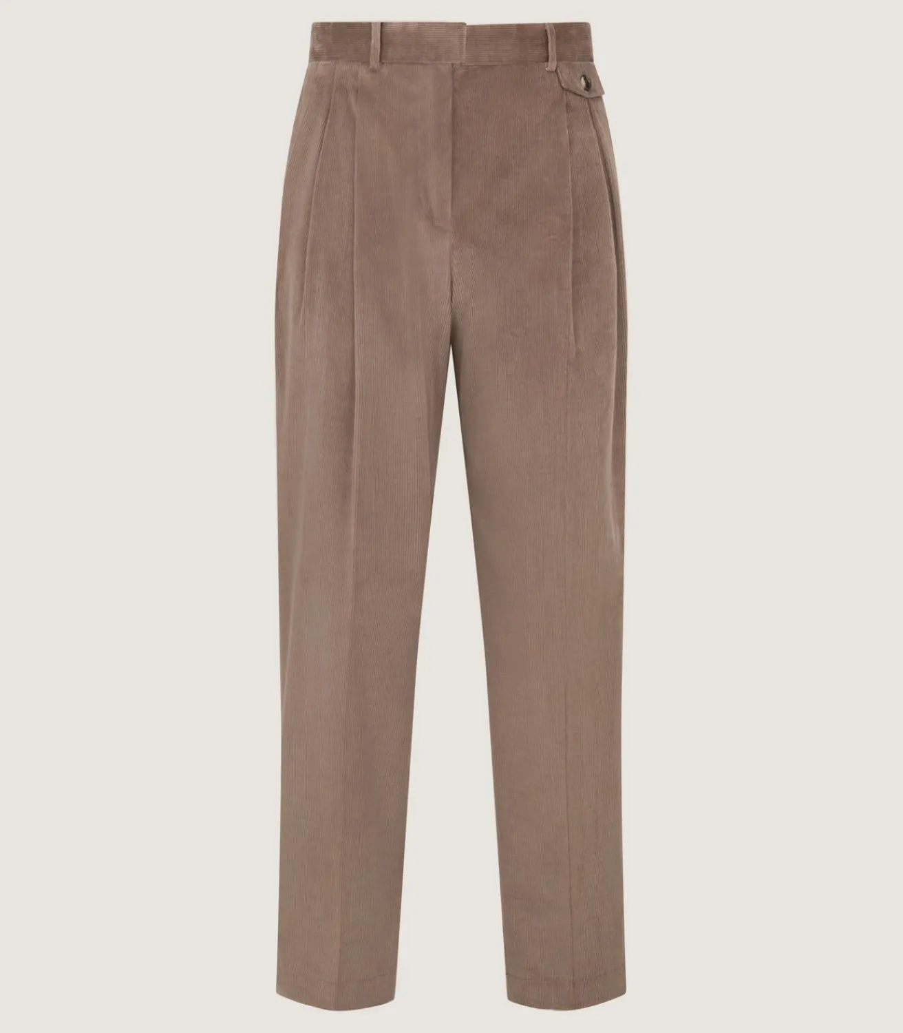 Men'S Double Buckle Cord Trousers-Purdey Clearance