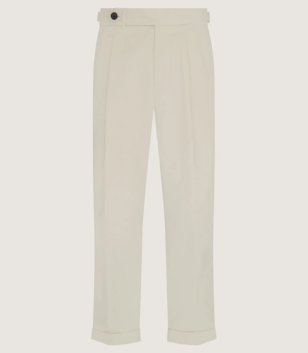 Men'S Double Buckle Cord Trousers-Purdey Discount