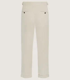 Men'S Double Buckle Cord Trousers-Purdey Discount