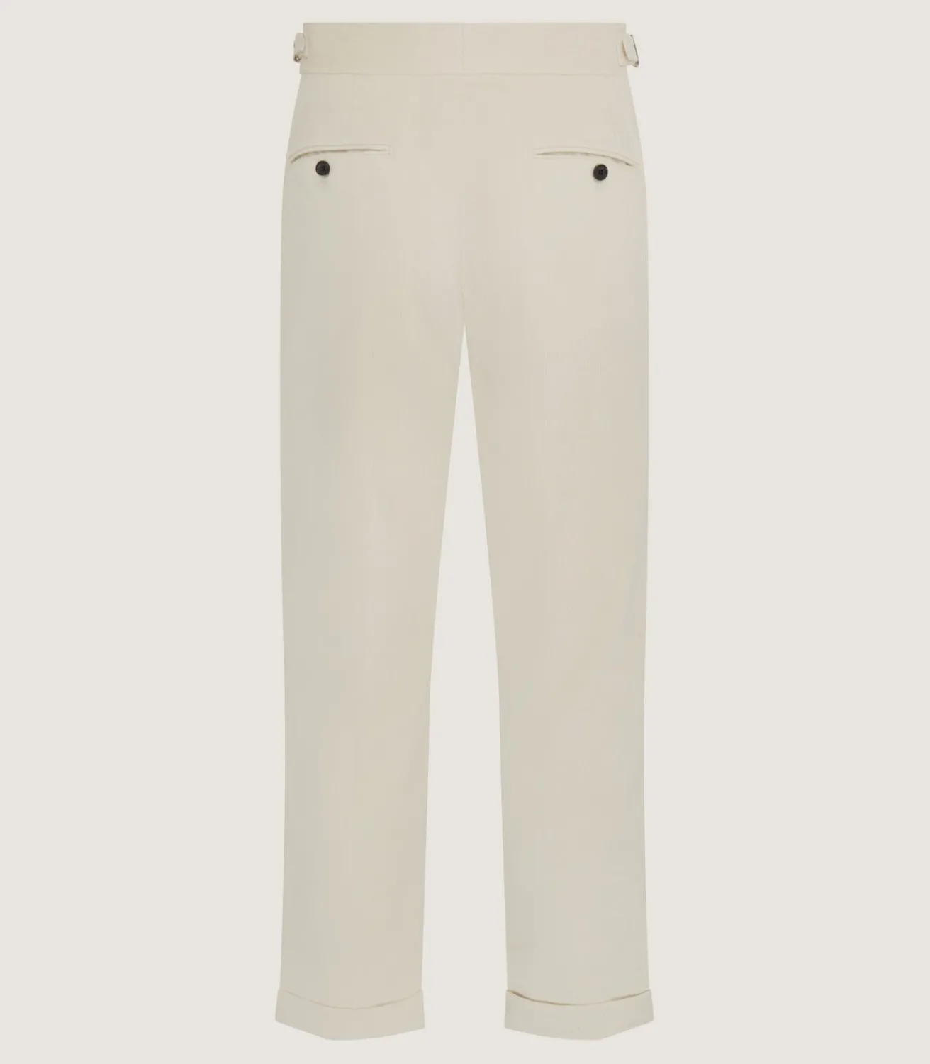 Men'S Double Buckle Cord Trousers-Purdey Discount