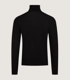 Men'S Extra Fine Worsted Cashmere Seamless Turtleneck-Purdey Hot