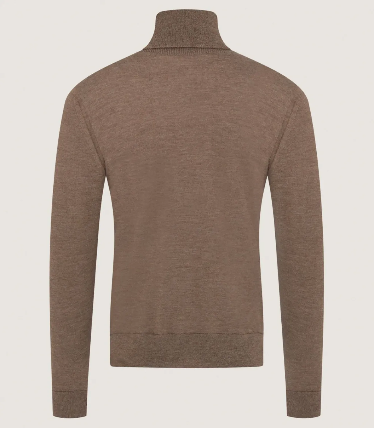 Men'S Extra Fine Worsted Cashmere Seamless Turtleneck-Purdey Outlet