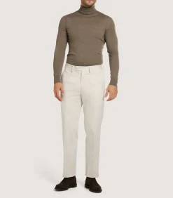 Men'S Extra Fine Worsted Cashmere Seamless Turtleneck-Purdey Outlet