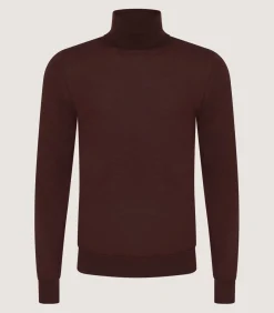 Men'S Extra Fine Worsted Cashmere Seamless Turtleneck-Purdey Discount