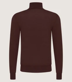 Men'S Extra Fine Worsted Cashmere Seamless Turtleneck-Purdey Discount