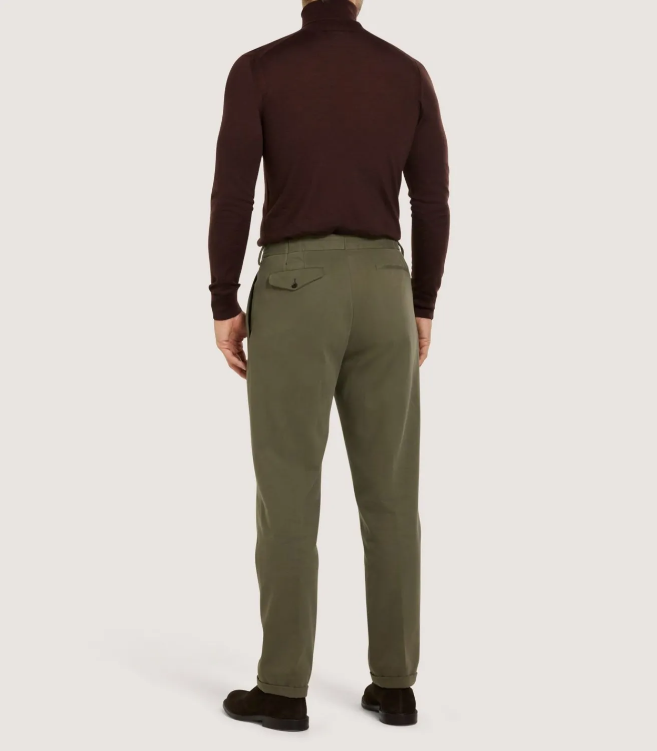 Men'S Extra Fine Worsted Cashmere Seamless Turtleneck-Purdey Discount