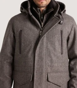 Men'S Field Parka In Antler-Purdey New