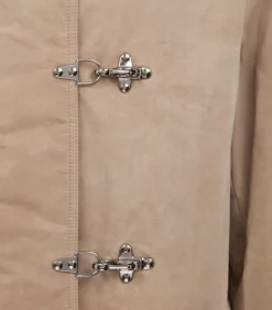 Men'S Khaki Latch Coat-Purdey Discount