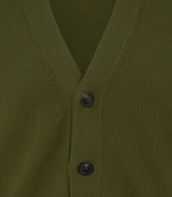 Men'S Loden Audley Cardigan-Purdey Clearance