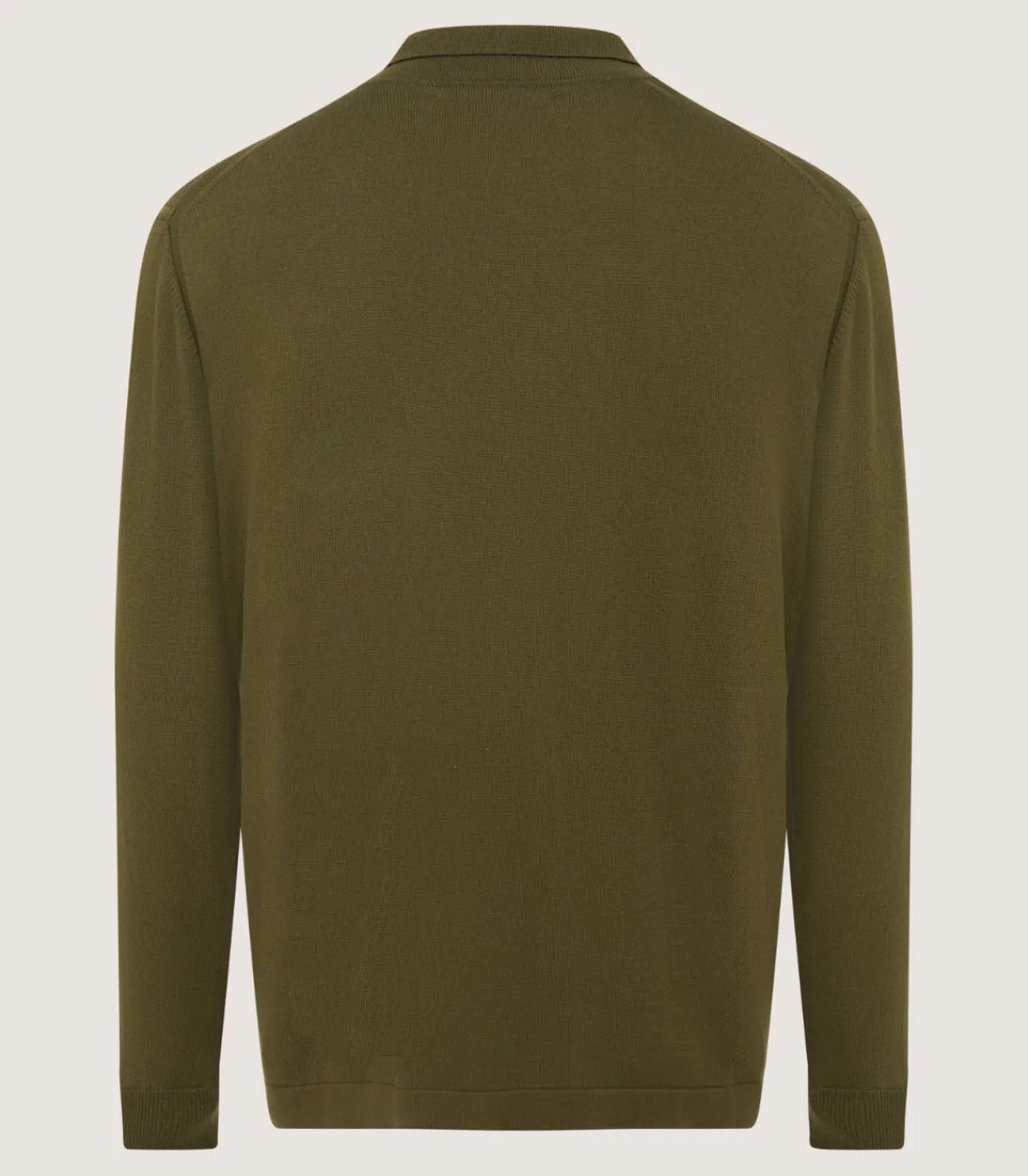Men'S Loden Audley Long Sleeve Polo-Purdey New